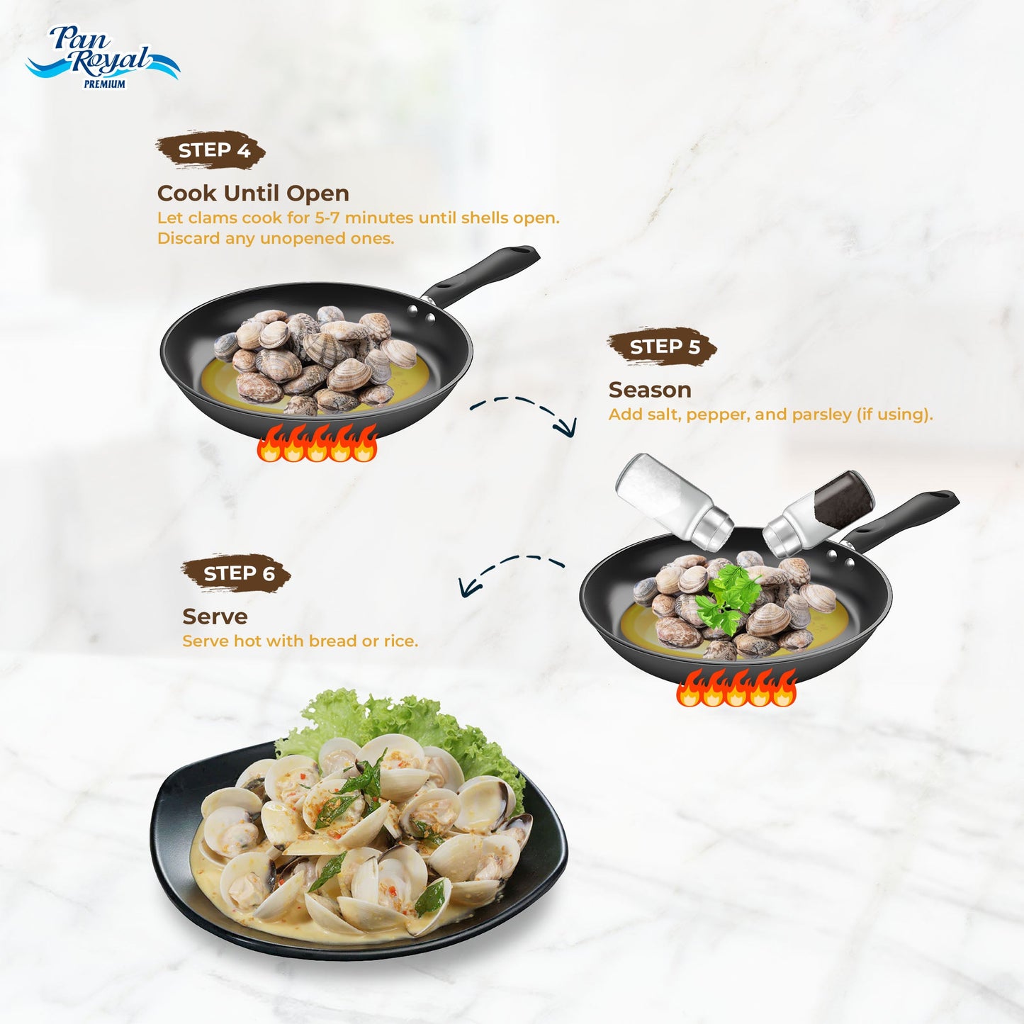 Frozen Flower Clam Lala Seafood (500g +/-)