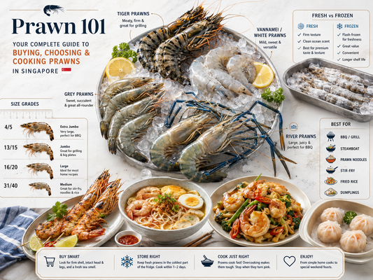 Prawn 101: Your Complete Guide to Buying, Choosing & Cooking Prawns in Singapore