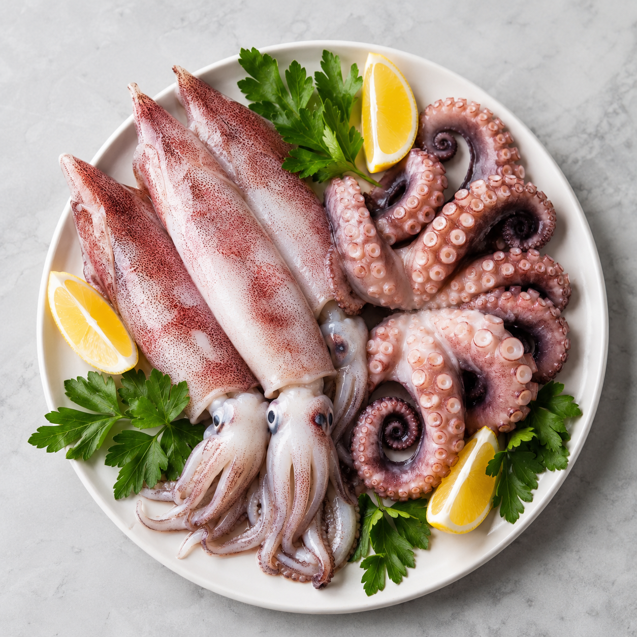 Squid & Octopus - Pan Ocean Singapore - Sea Through Us