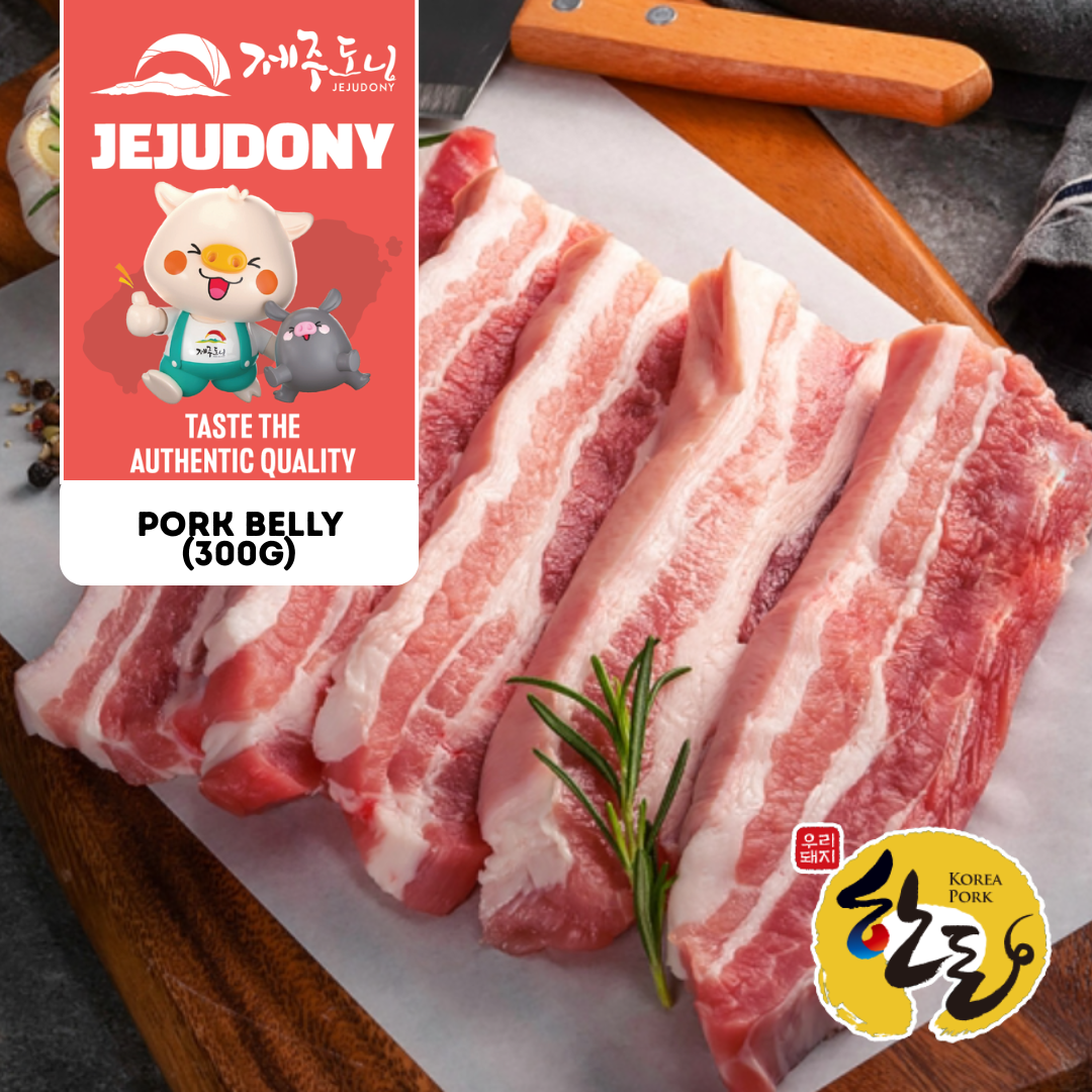 Jeju Premium Pork Belly Frozen (300g +/-)