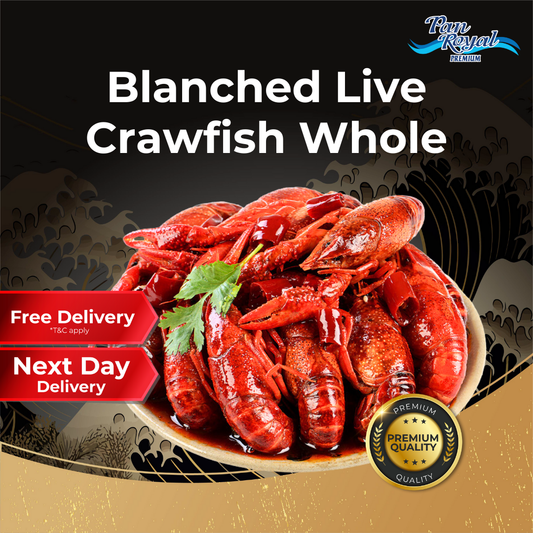 [PAN ROYAL] Frozen Blanched Live Crawfish Whole (1kg +/-)