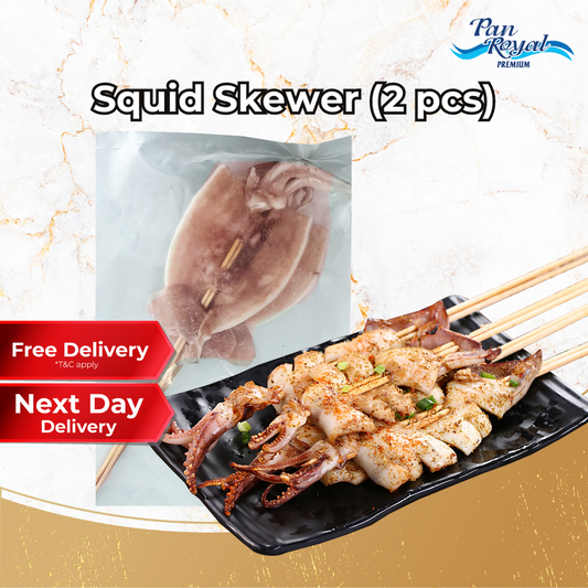 [PAN ROYAL] Frozen Squid Skewer 2 Pcs