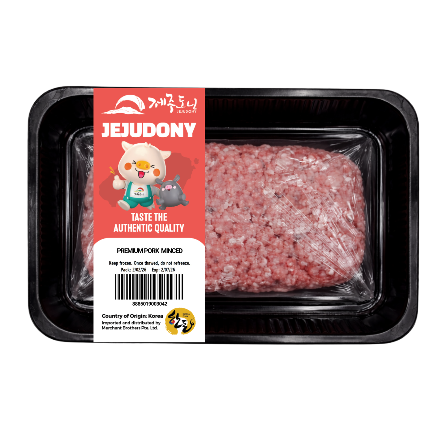 Jeju Premium Pork Mince Frozen (300g +/-) - Pan Ocean Singapore