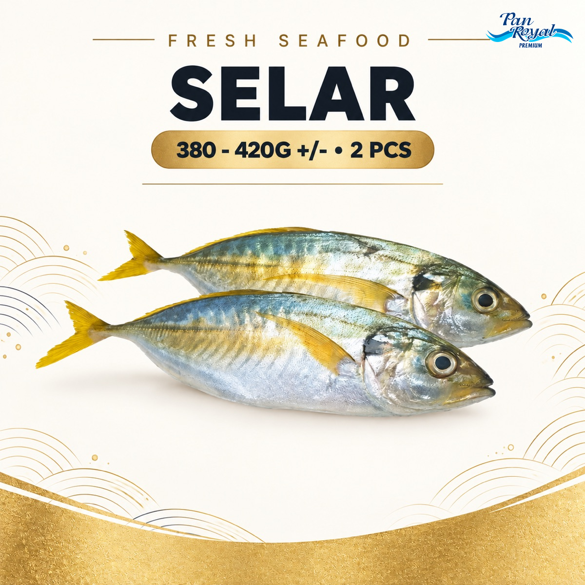 Fresh Selar (380 - 420g +/-) 2 pcs – standardized product image