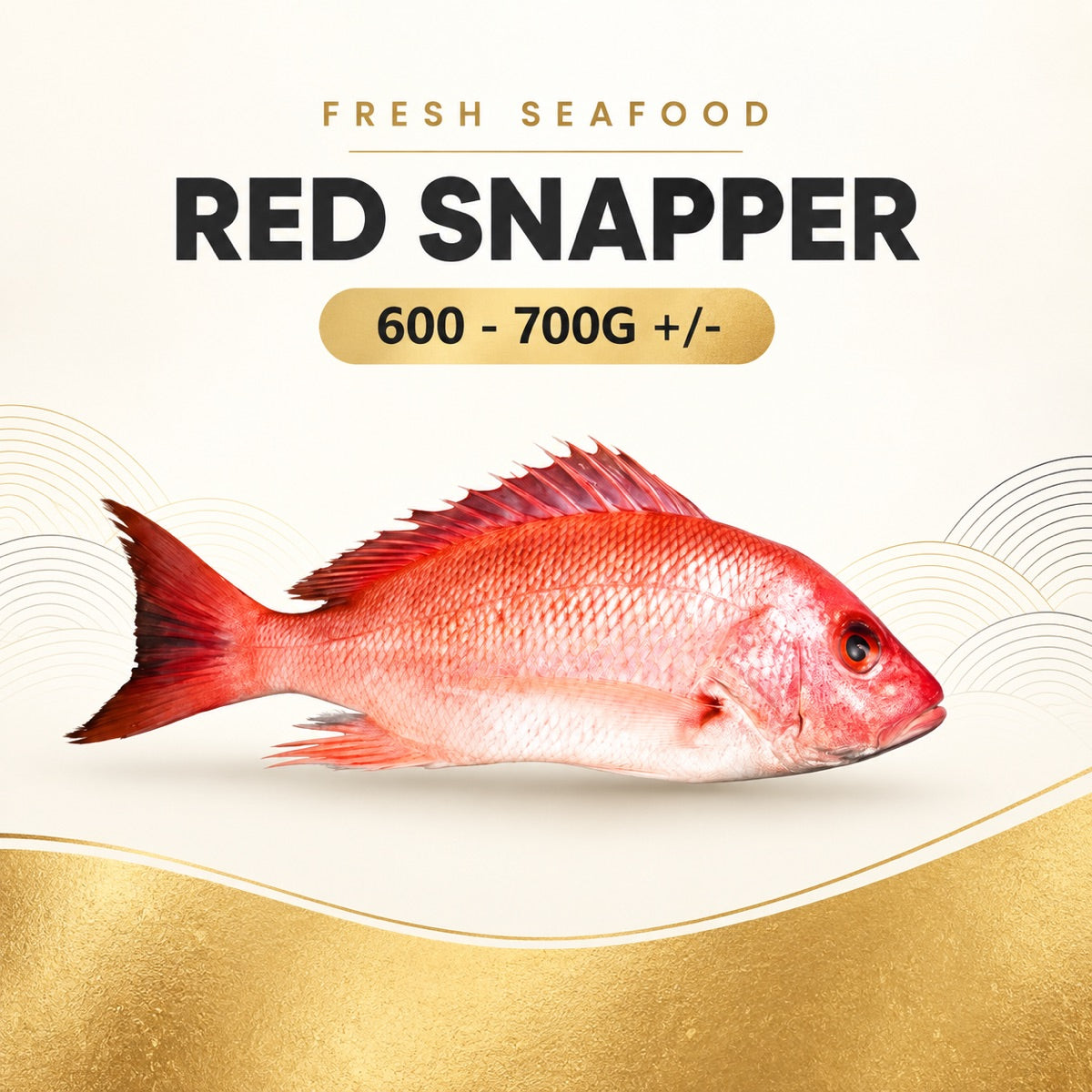 Fresh Red Snapper (600 - 700g +/-) – Pan Ocean Singapore