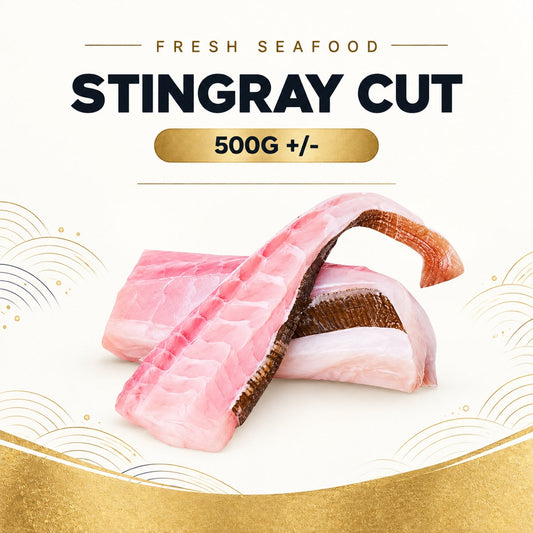Fresh Frozen Stingray Cut (500g +/-) – standardized product image