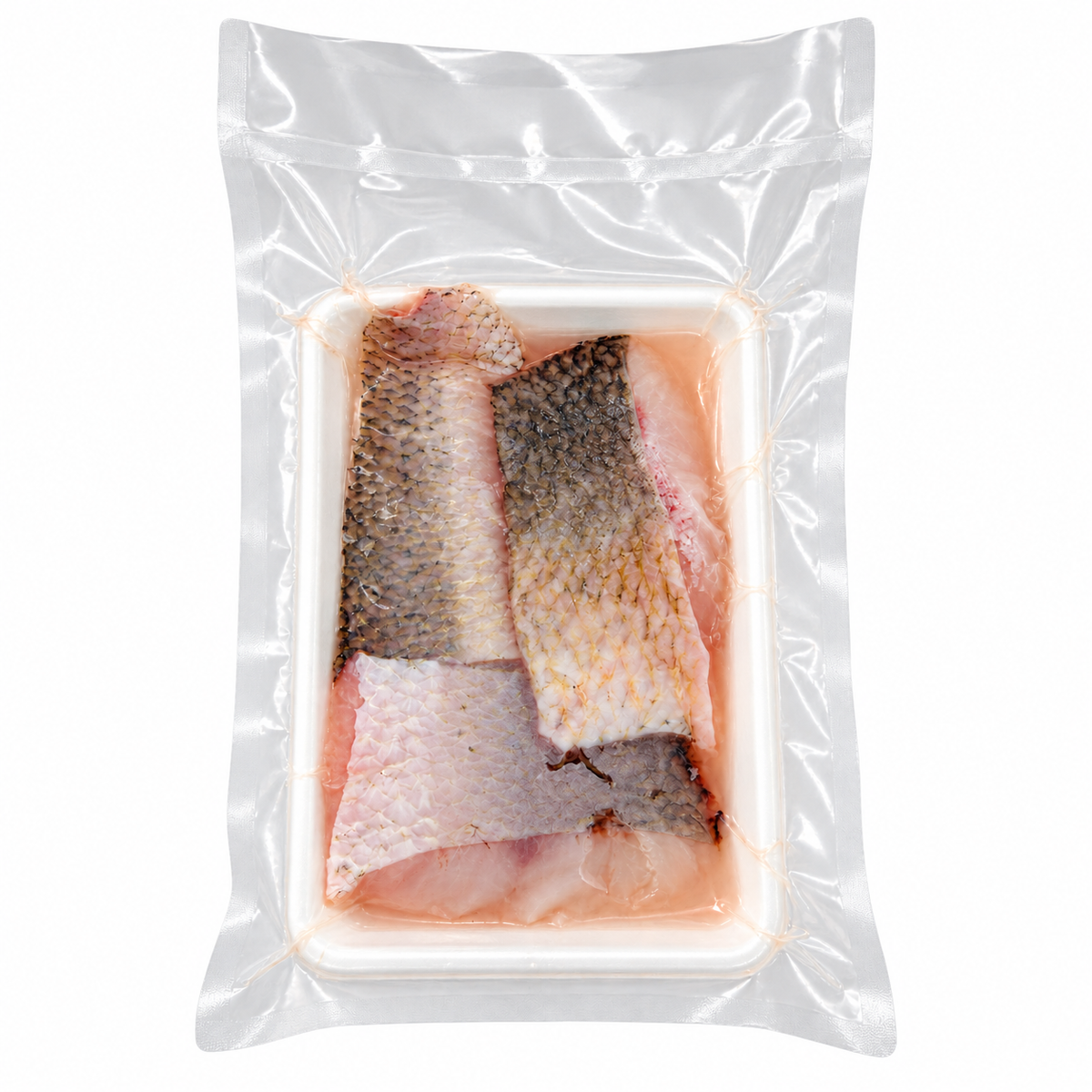 Fresh Frozen Threadfin Fillet (300g +/-) — product packaging on white