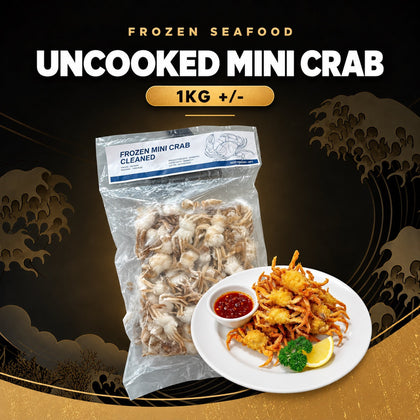 Frozen Uncooked Mini Crab 1KG +/-