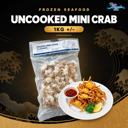 Frozen Uncooked Mini Crab 1KG +/-