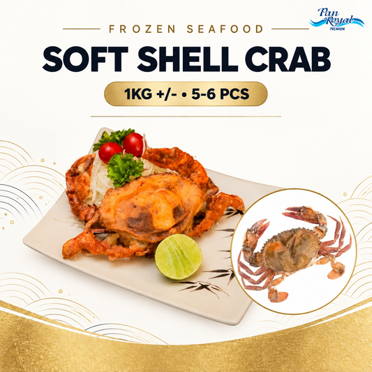 Frozen Soft Shell Crab (1kg +/-) 5 - 6 pcs