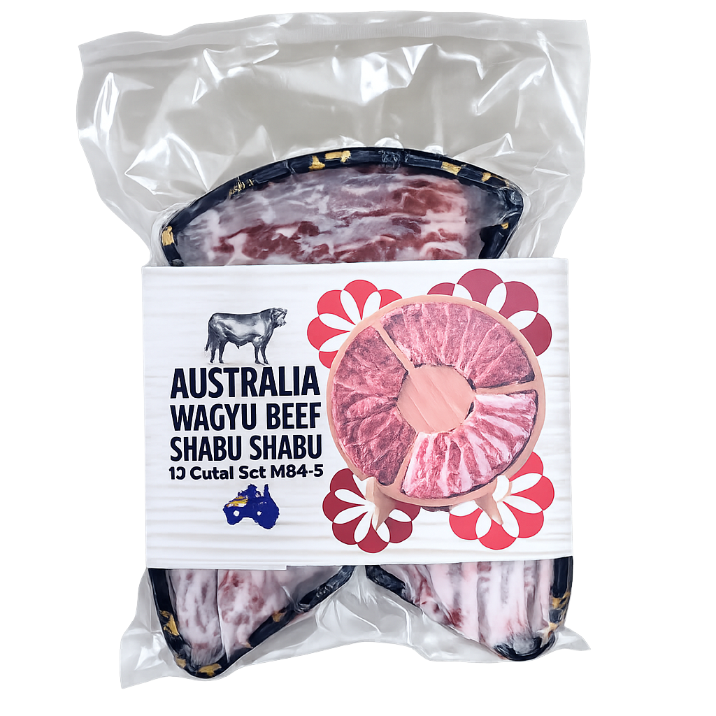 Premium Australia Wagyu Beef Shabu Shabu 3 cuts (500g +/-)