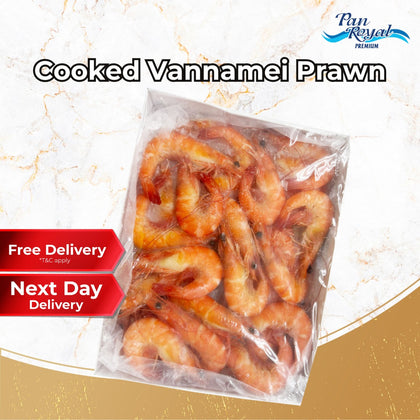 Frozen Cooked Vannamei Prawn 31/35 1KG +/-