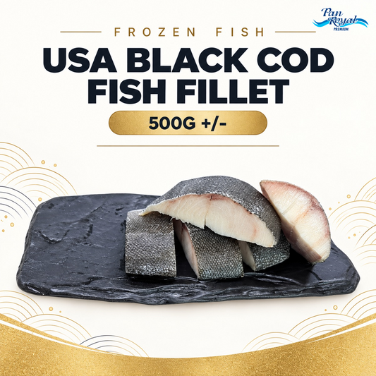 Frozen USA Black Cod Fish Fillet (500g +/-)