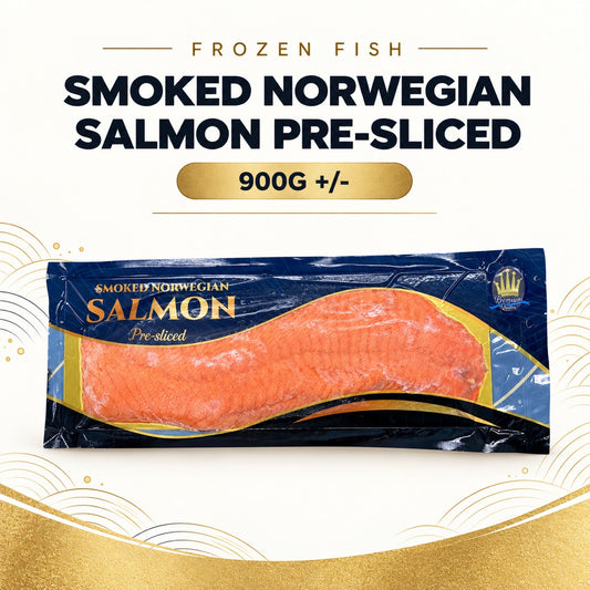 Frozen Smoked Norwegian Salmon (900g +/-) Pre-sliced