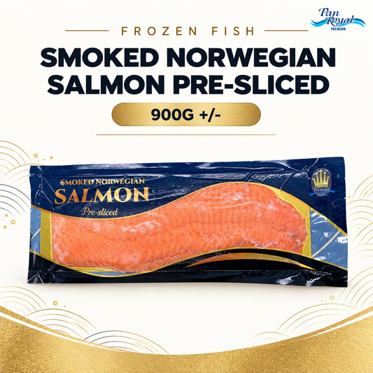 Frozen Smoked Norwegian Salmon (900g +/-) Pre-sliced