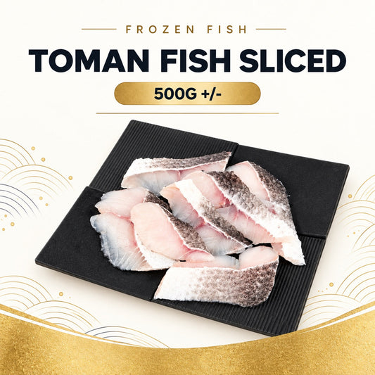 Frozen Toman Fish Sliced (500g +/-)