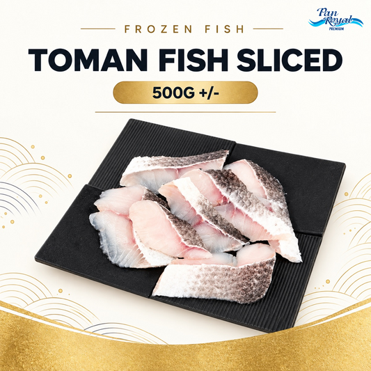 Frozen Toman Fish Sliced (500g +/-)
