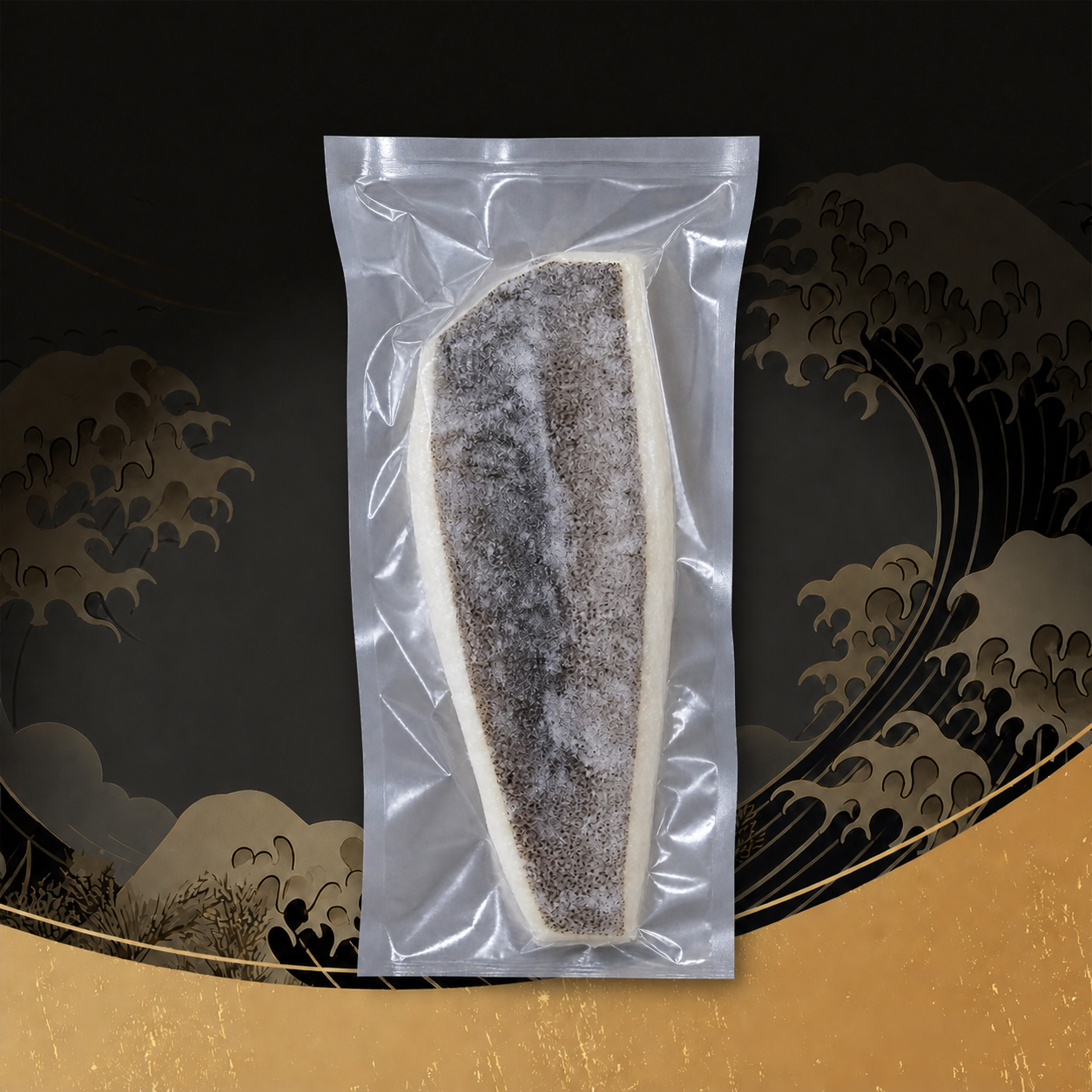 Frozen Whole Halibut Fillet Skin On 300g to 400g - Pan Ocean Singapore