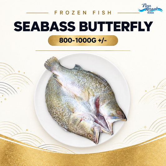 Frozen Seabass Butterfly 800 - 1000g +/-