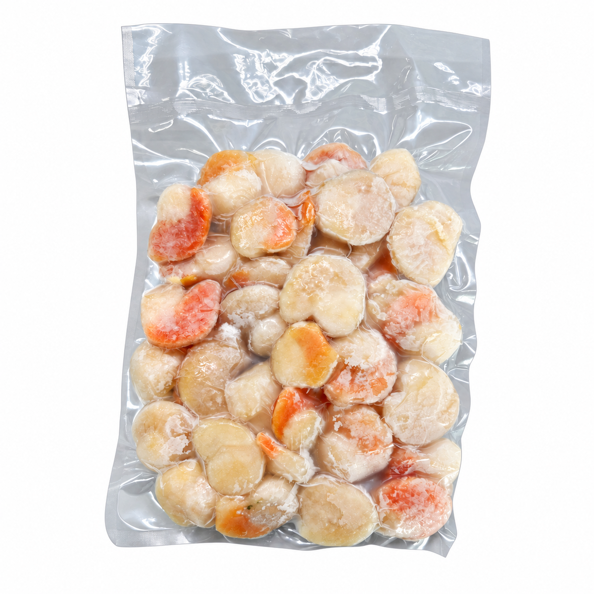 Frozen Japanese Scallop Meat with Roe 60-80 (500g ±) — product packaging