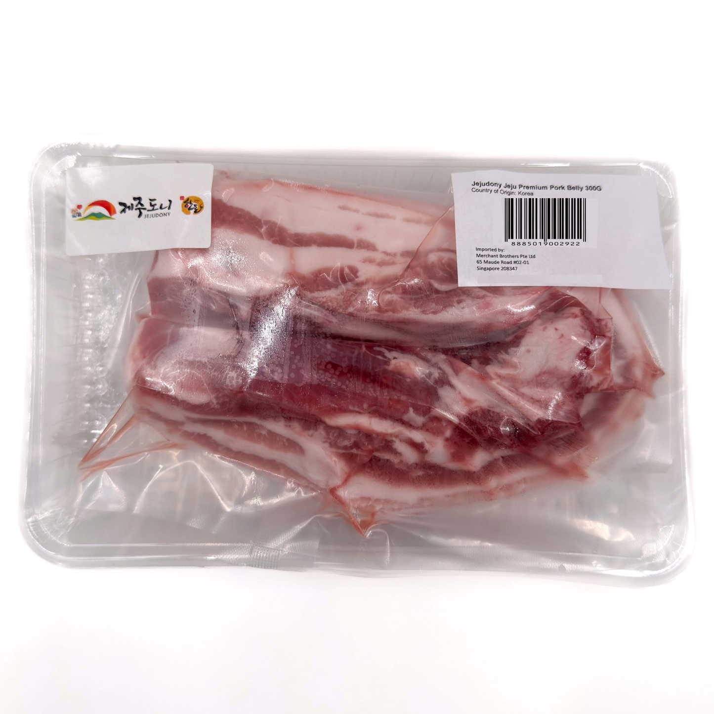 [JEJUDONY] Jeju Premium Pork Belly Frozen (300g +/-)