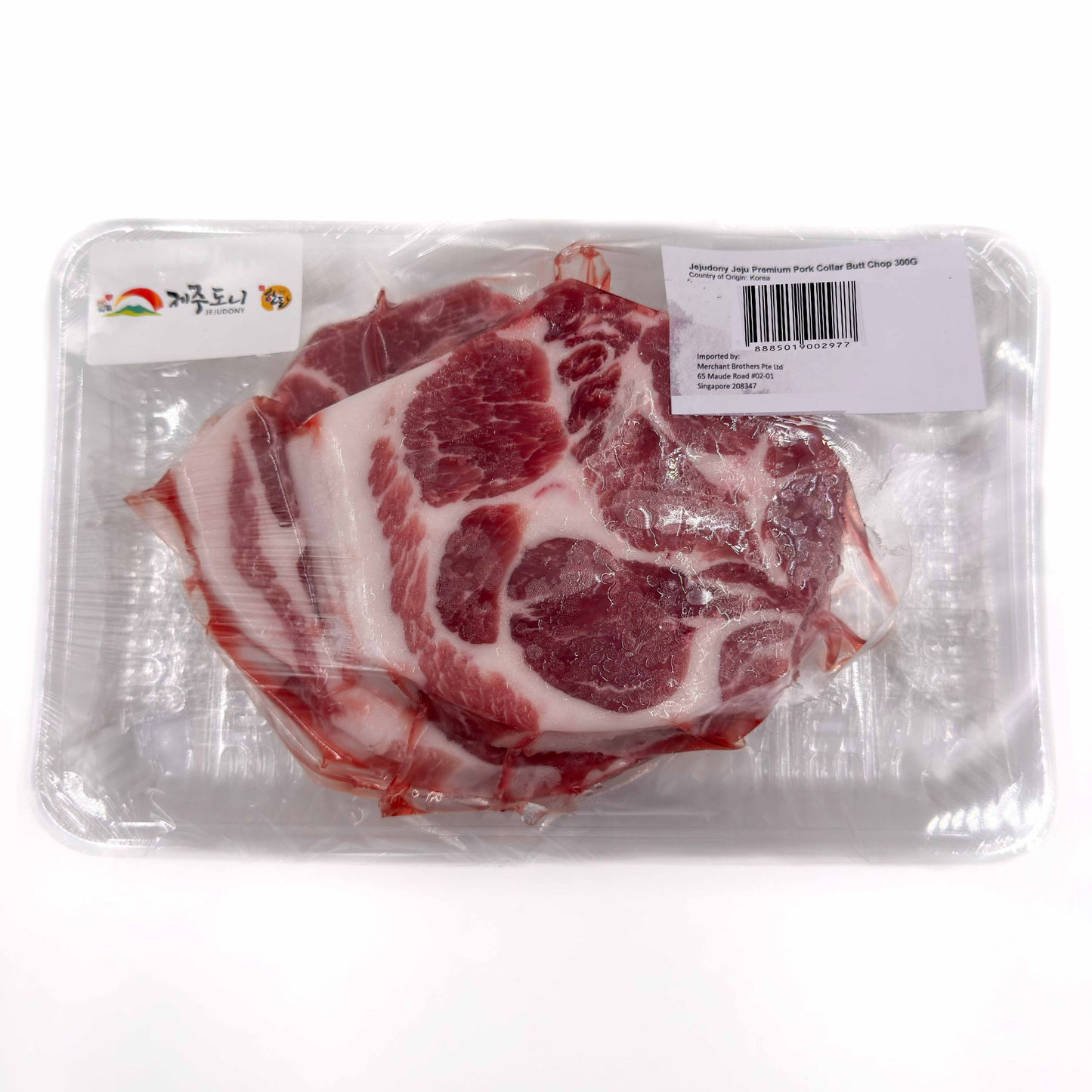 [JEJUDONY] Jeju Premium Pork Collar Butt Chop Frozen (300g +/-)
