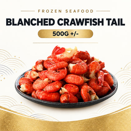 Frozen Blanched Crawfish Tail (500g +/-)