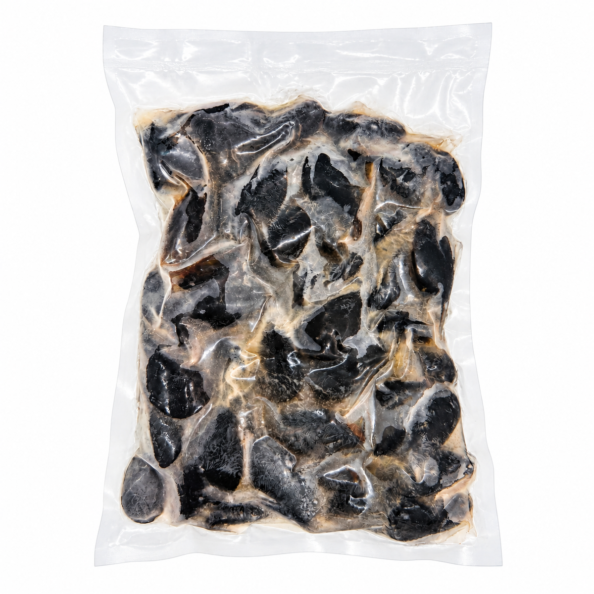 Frozen Whole Black Mussel (1kg +/-) — product packaging on white
