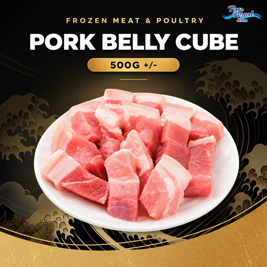 Frozen Pork Belly Cube (500g +/-)