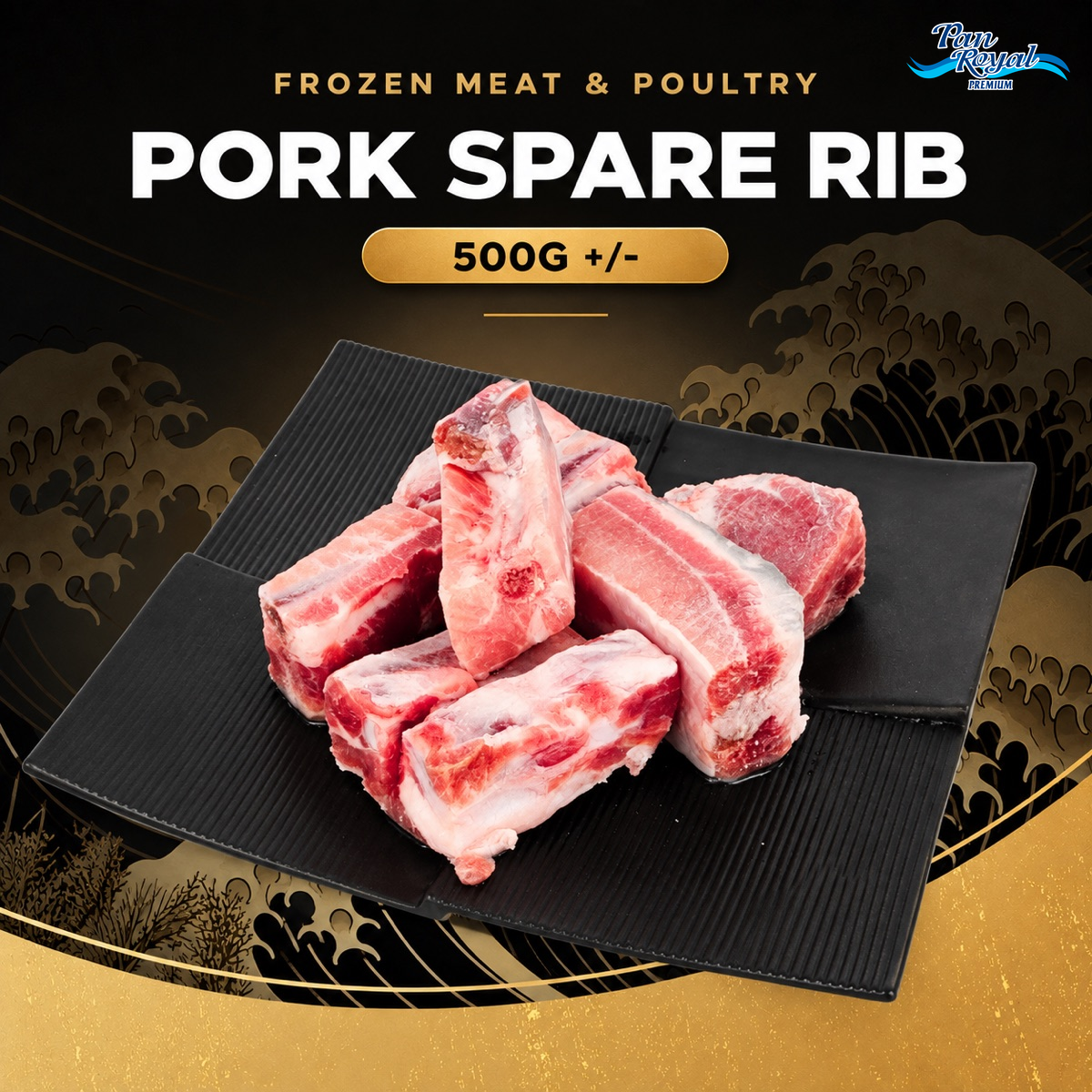 Frozen Pork Spare Rib (500g +/-)