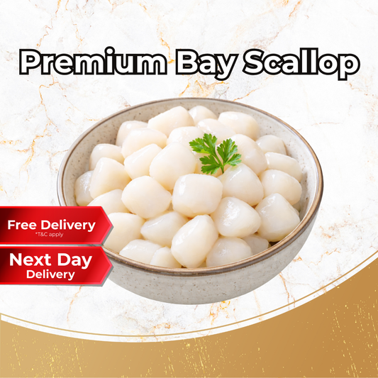 [PAN ROYAL] Frozen Premium Bay Scallop 500g +/-