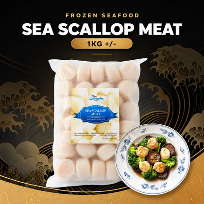 Frozen Sea Scallop Meat 1KG +/-