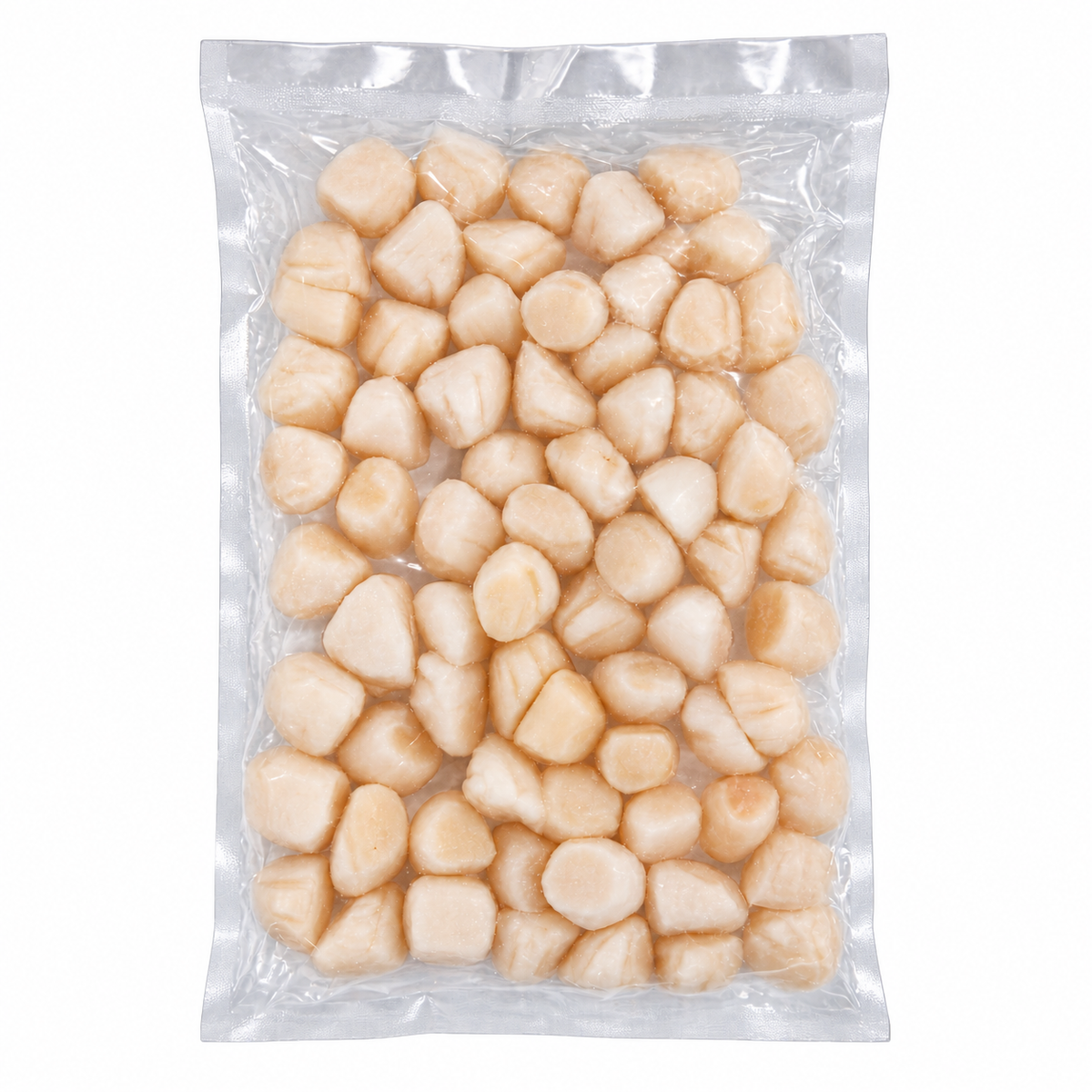 Frozen Premium Bay Scallop 500g +/- — product packaging on white