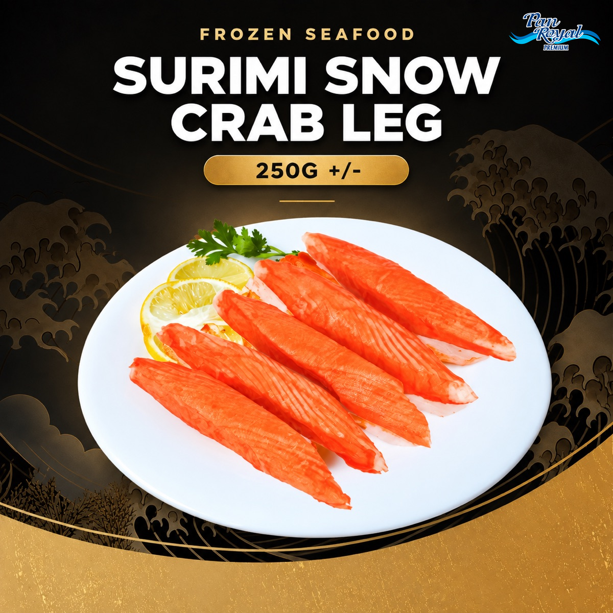 Frozen Surimi Snow Crab Leg (250g +/-)