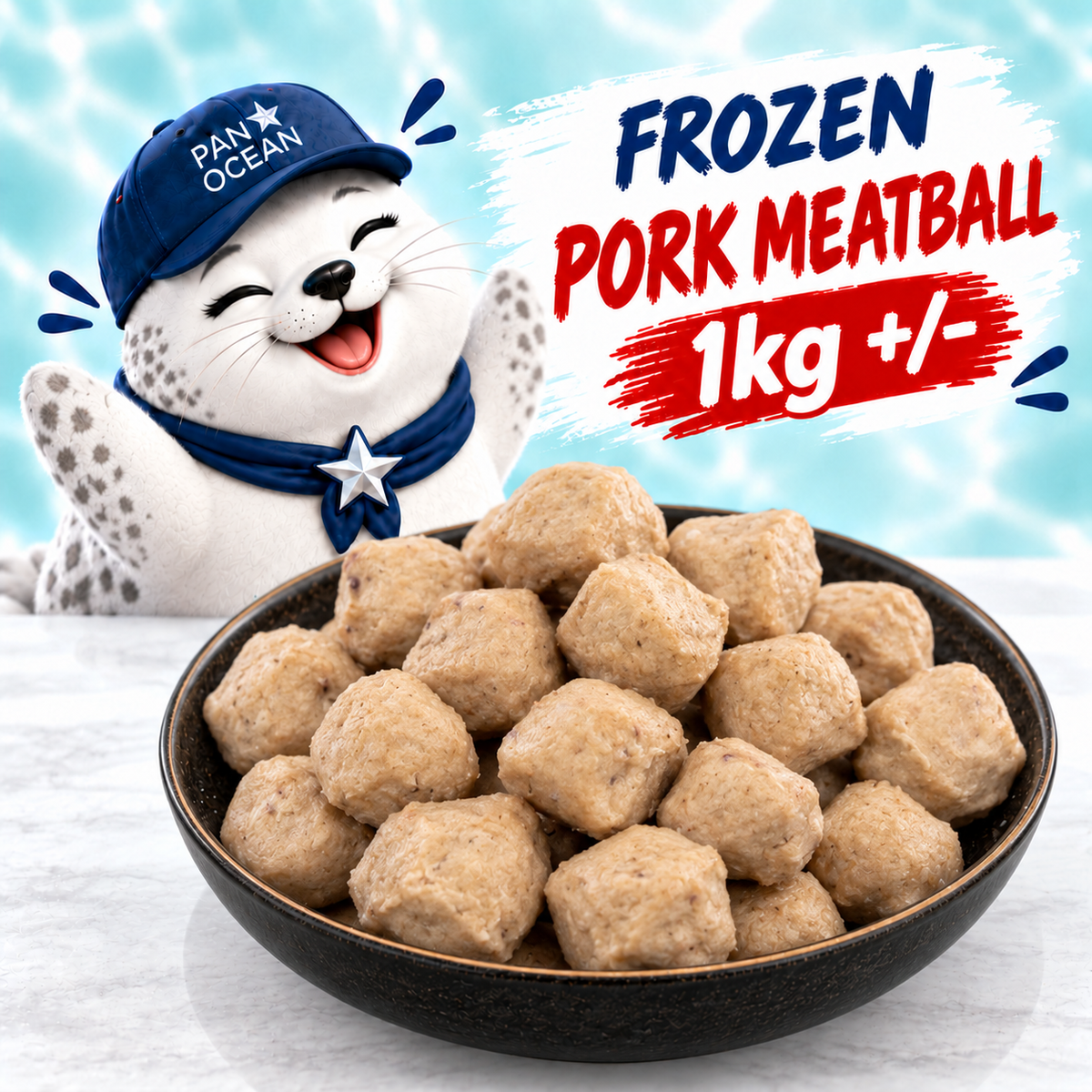 Frozen Pork Meatball 1kg product hero