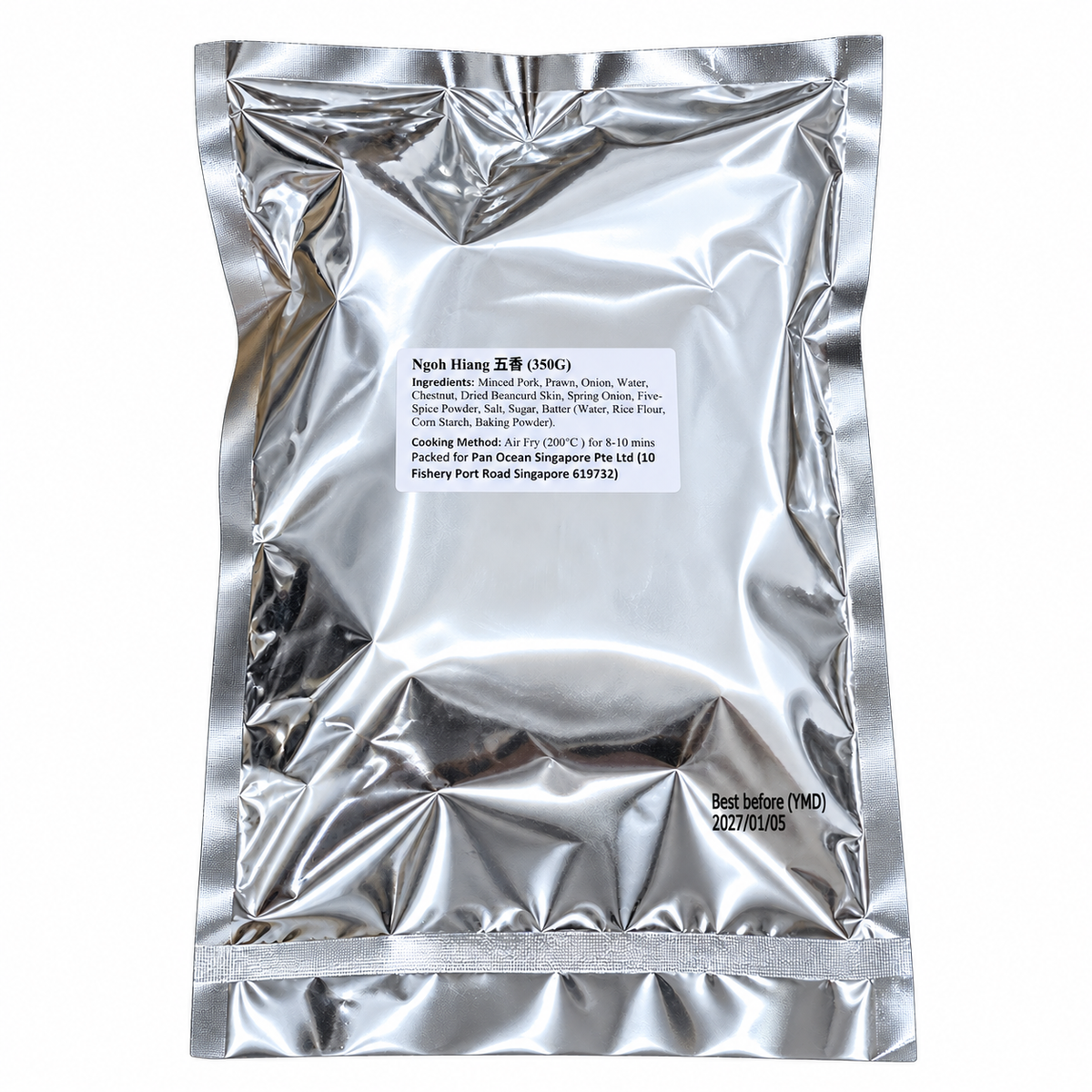 Frozen Traditional Ngoh Hiang (350g +/-) — product packaging on white