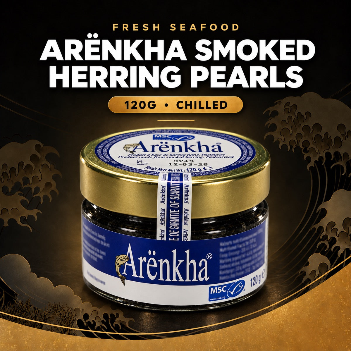 Arënkha Smoked Herring Pearls (120g)