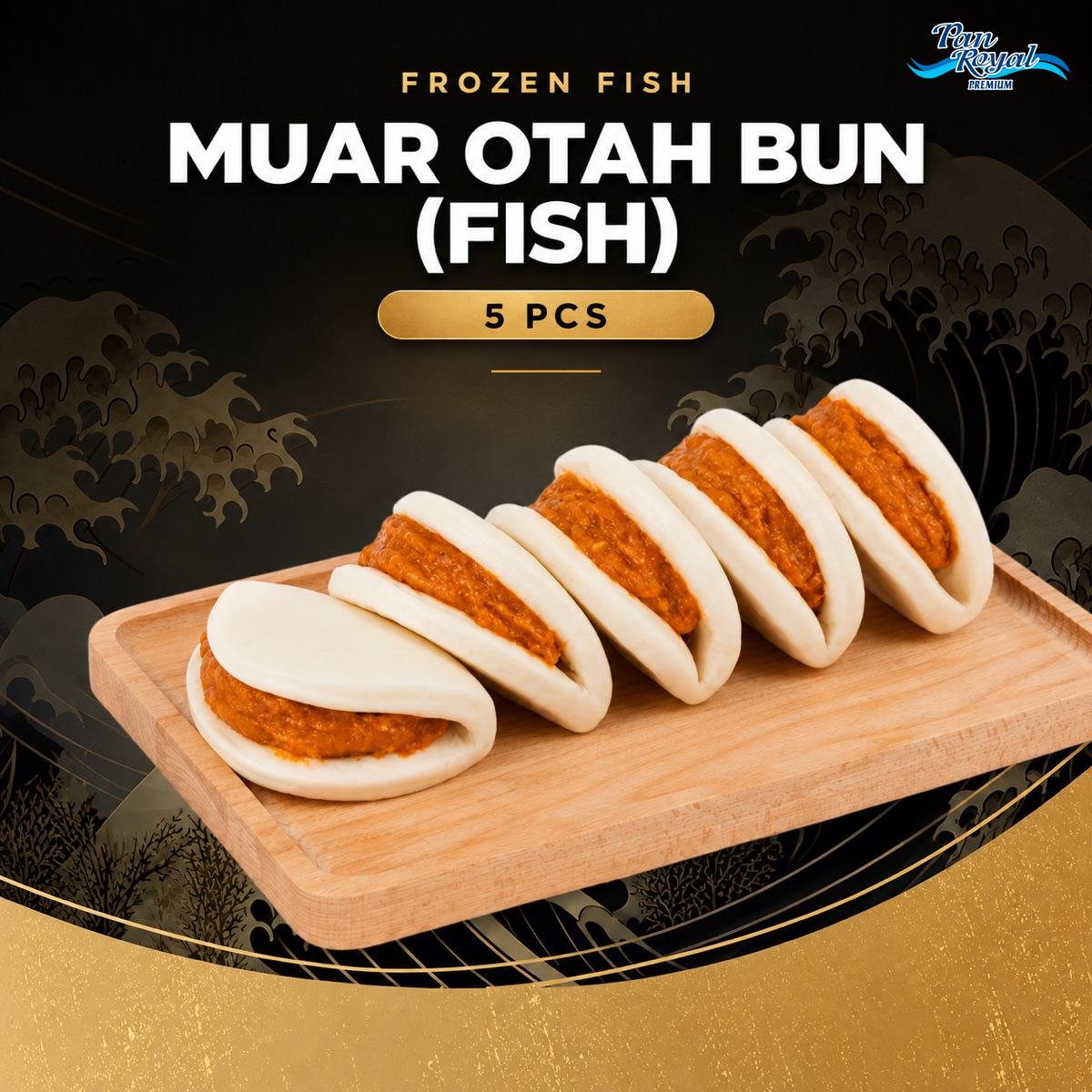 Frozen Muar Otah Bun (Fish) 5 pcs