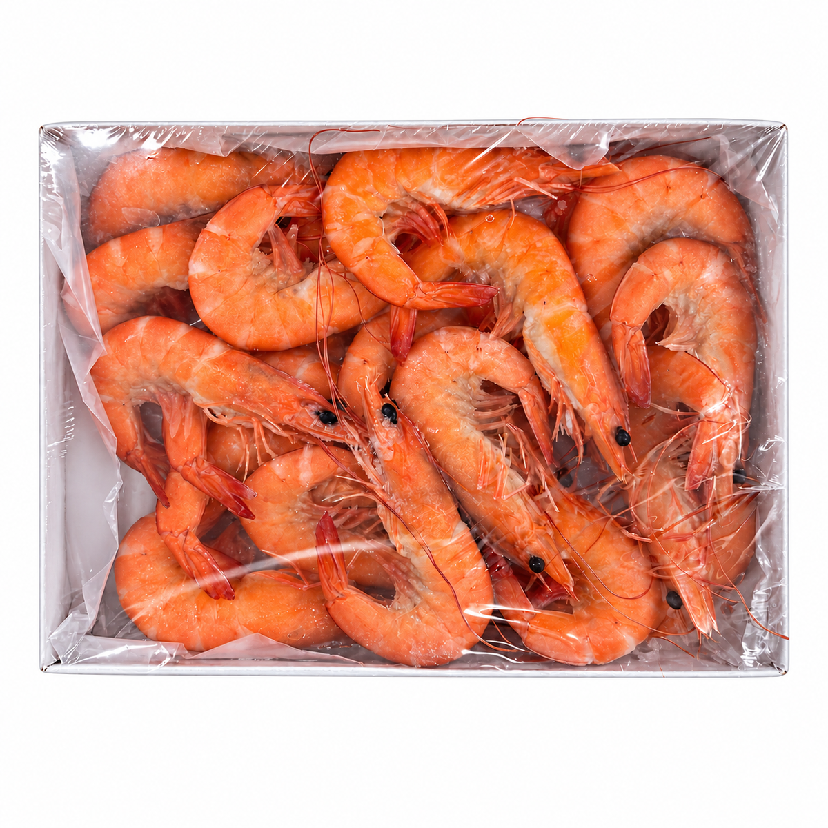 Frozen Cooked Vannamei Prawn 31/35 1KG +/- — product packaging on white
