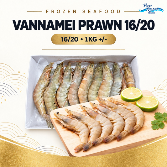 Frozen Vannamei Prawn 16/20 (1kg +/-)