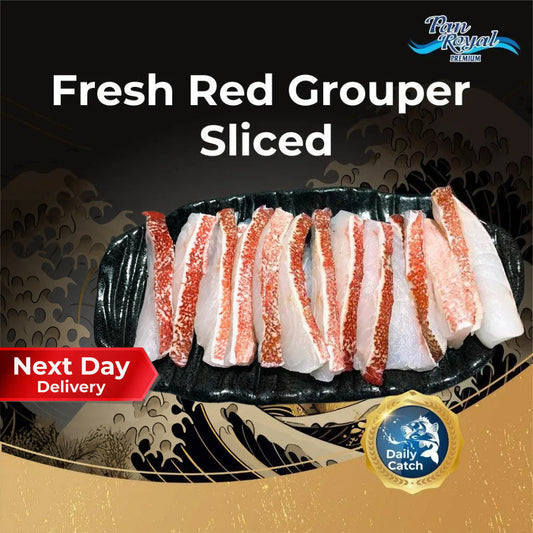 Fresh Red Grouper Sliced (300g +/-) - Pan Ocean Singapore