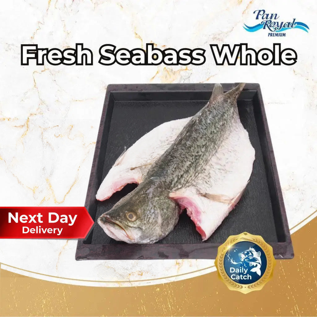 Fresh Seabass Whole Butterfly Cut (500g +/-) – Pan Ocean Singapore