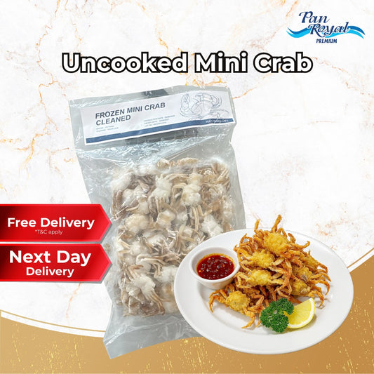 [PAN ROYAL] Frozen Uncooked Mini Crab 1KG +/-