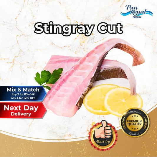 Fresh Frozen Stingray Cut (500g +/-) – Pan Ocean Singapore