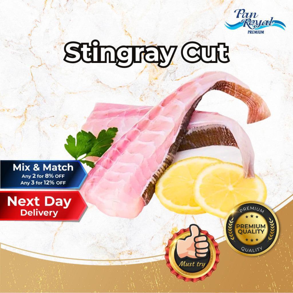 [PAN ROYAL] Fresh Frozen Stingray Cut (500g +/-)-Pan Ocean Singapore - Sea Through Us