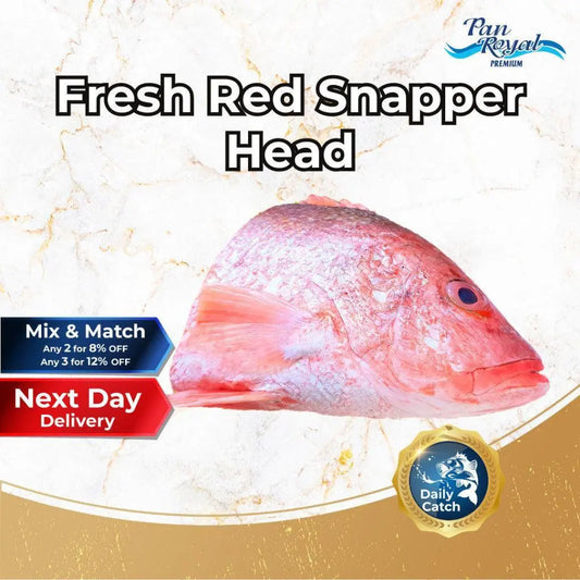 Fresh Red Snapper Half Head (500g +/-) – Pan Ocean Singapore