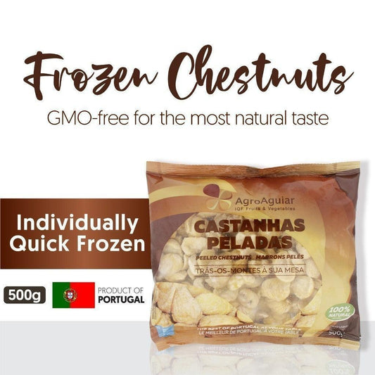 [PAN ROYAL] Frozen Agroaguiar Chestnut Halves (500g +/-)-Pan Ocean Singapore - Sea Through Us