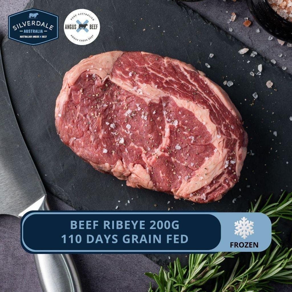 [PAN ROYAl] Frozen Australian 100+Days Grain Feb Beef Ribeye (200g +/-)-Pan Ocean Singapore - Sea Through Us