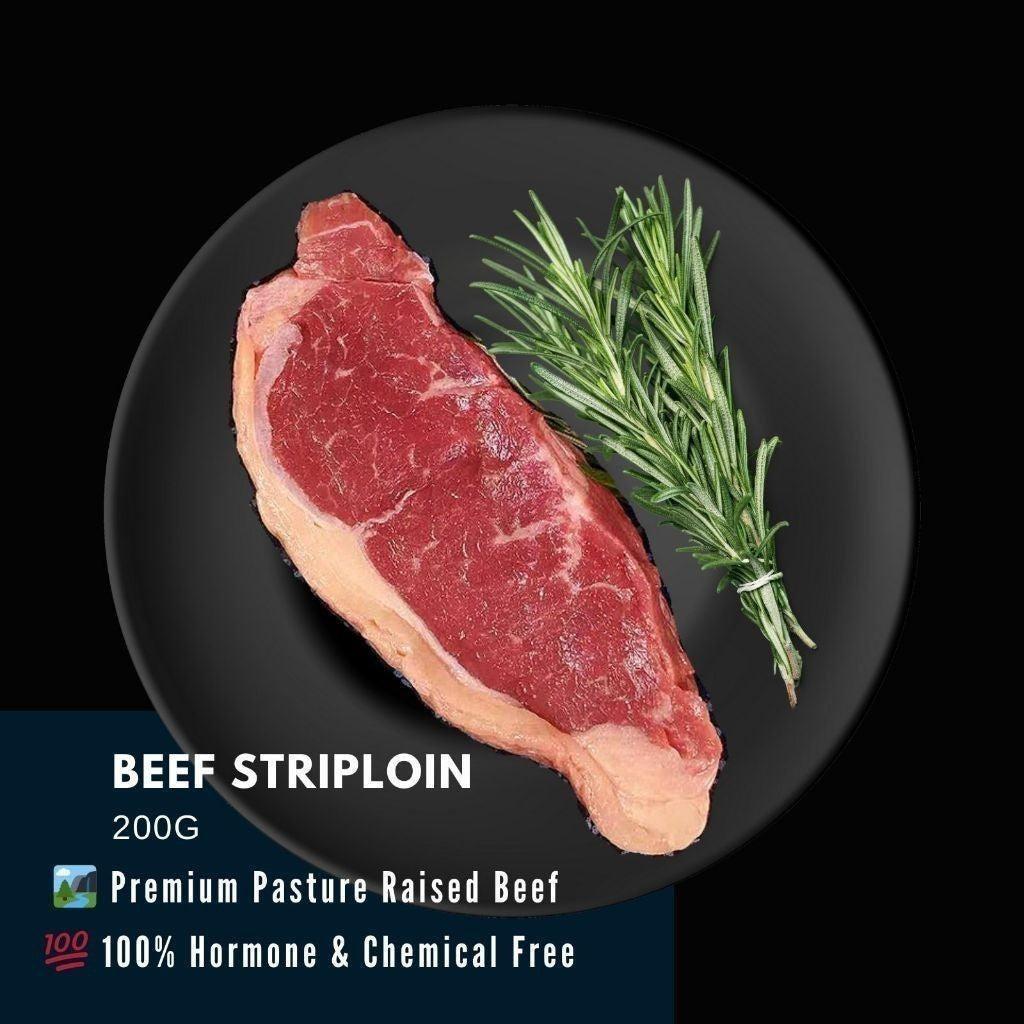 [PAN ROYAL] Frozen Australian Grass Fed Beef Striploin (200g +/-)-Pan Ocean Singapore - Sea Through Us