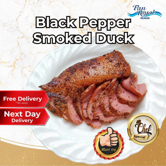 [PAN ROYAL] Frozen Black Pepper Smoked Duck (180g +/-)-Pan Ocean Singapore - Sea Through Us